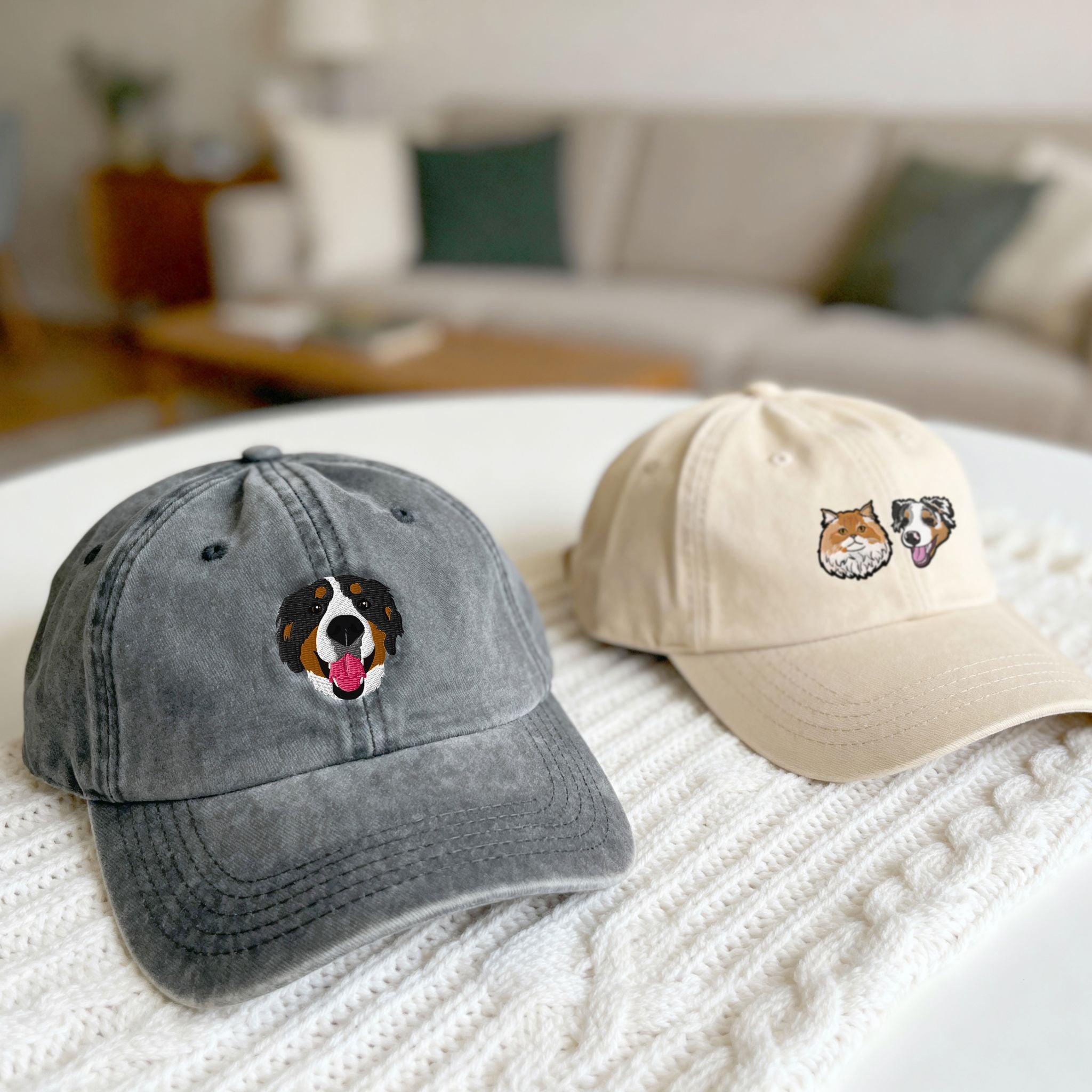 Custom Embroidered Pet Hat  - Pet Photo