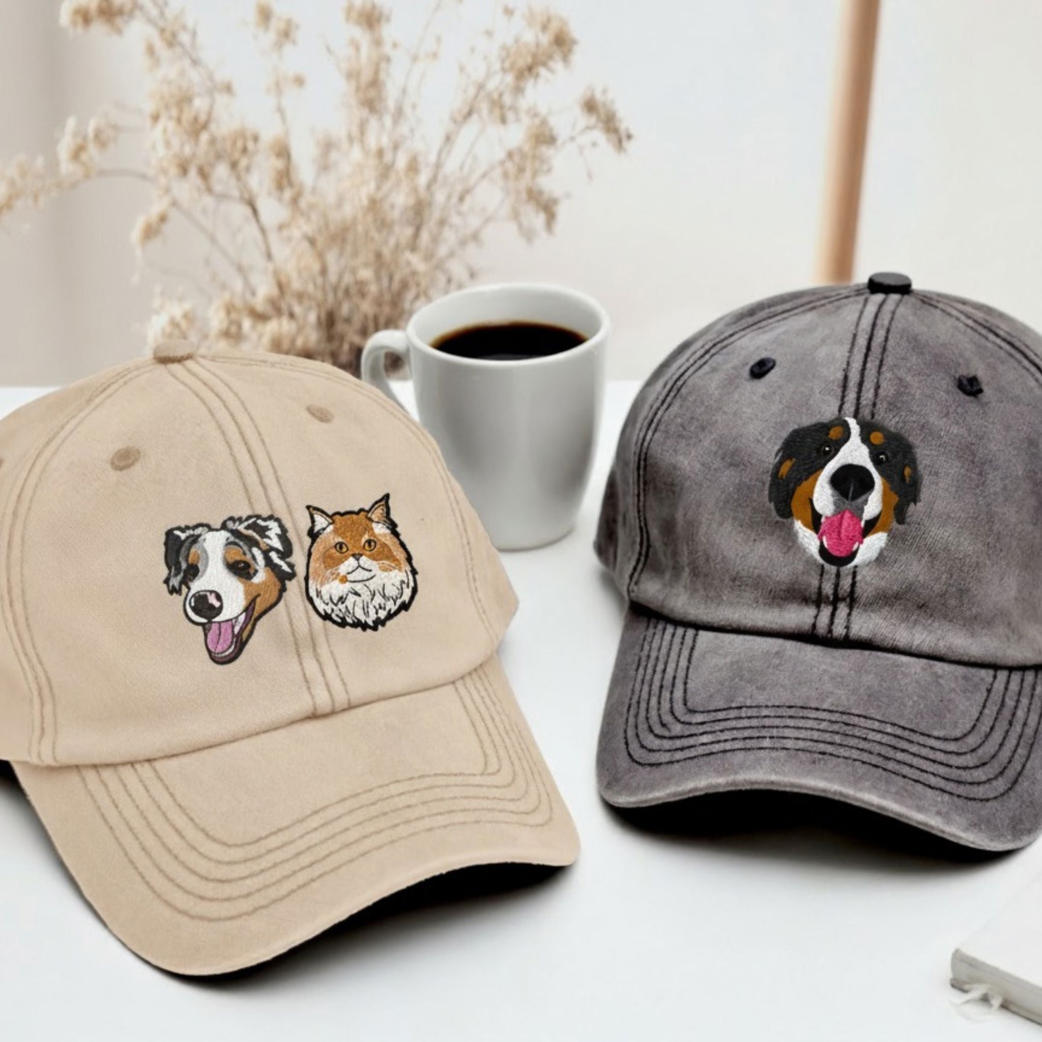 Custom Embroidered Pet Hat  - Pet Photo