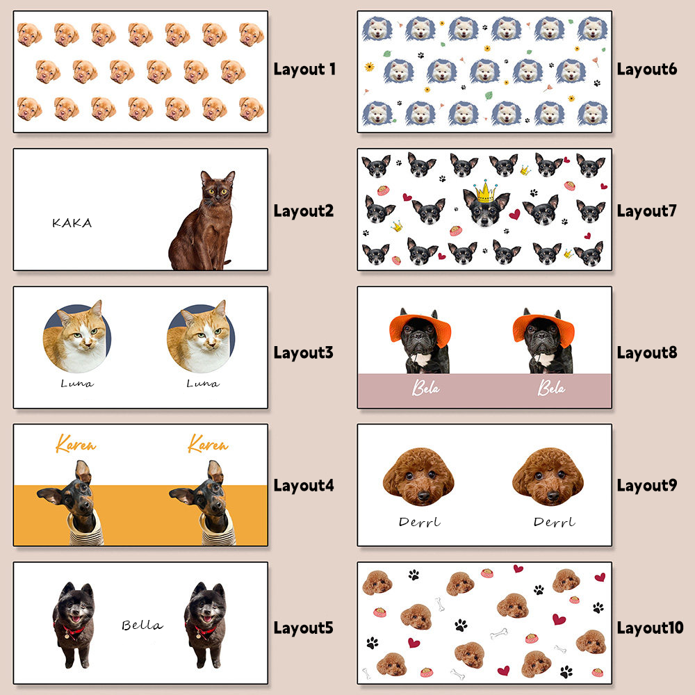 Custom Pet Photo Mug – Personalized Ceramic Mug with Your Dog or Cat Photo