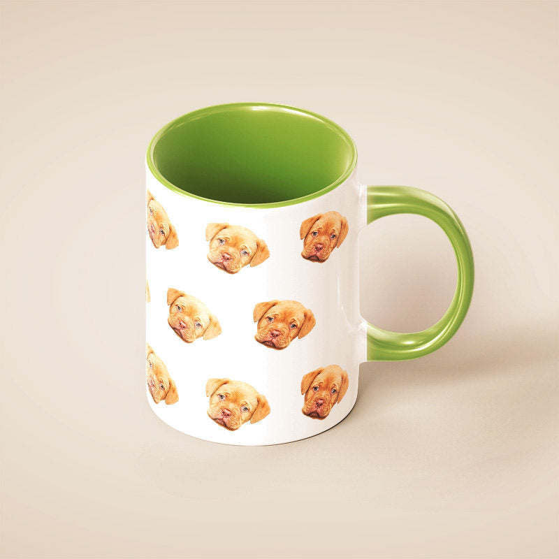 Custom Pet Photo Mug – Personalized Ceramic Mug with Your Dog or Cat Photo