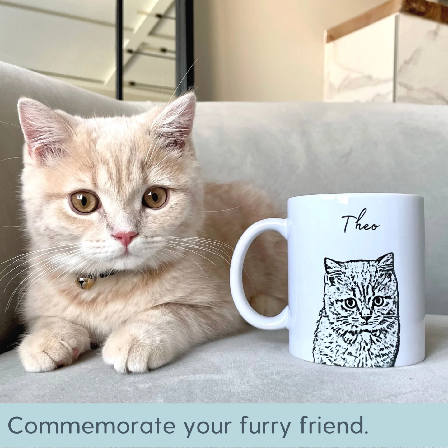 Custom Pet Photo Mug (Personalized from Your Photo)