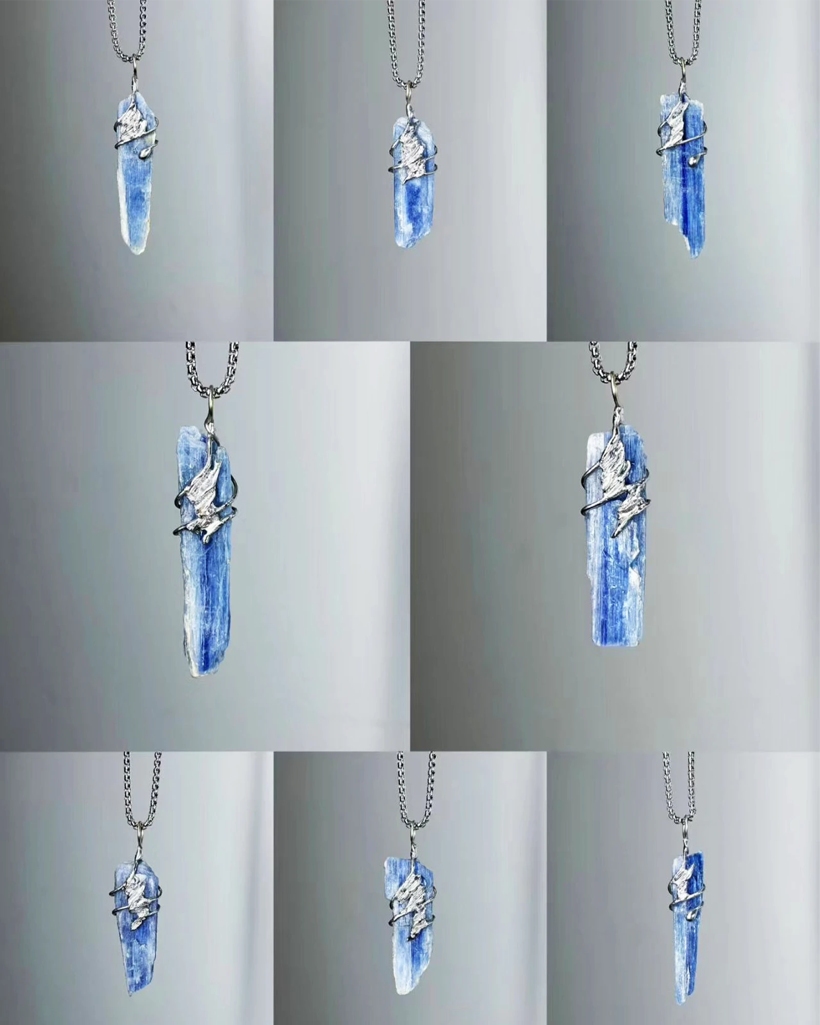 Kyanite Soldered Pendant Necklace | Alignment & Inner Balance